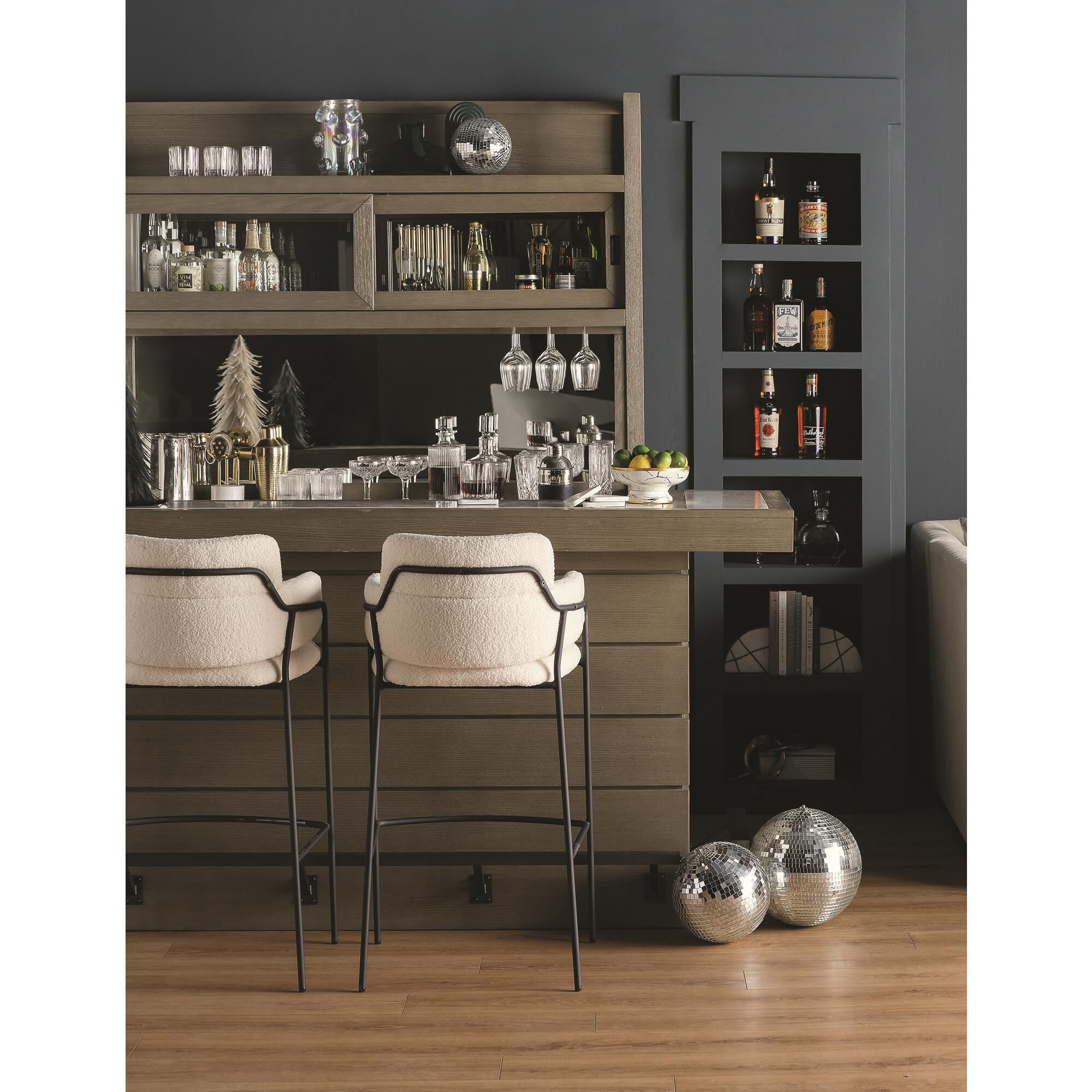 Modern top hutch buffet