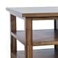 Waltham Claremont Castered Storage Cocktail Table in Brown, , large