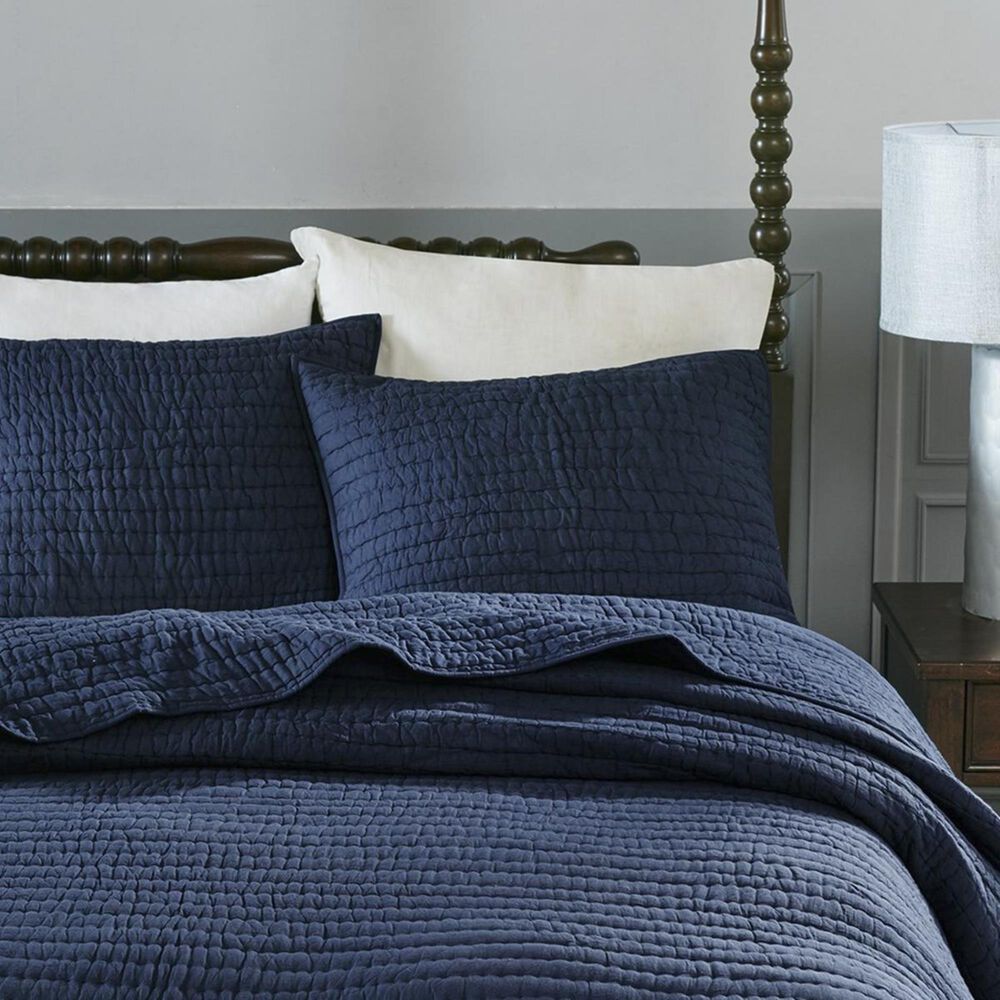 Goldstar Bedding Serene 3-Piece King Coverlet Set in Blue, , large