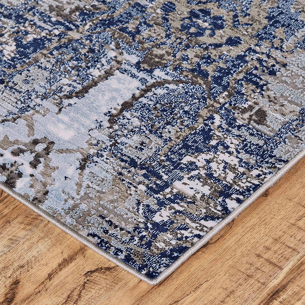 Feizy Gaspar 6&#39;7&quot; x 9&#39;6&quot; Light Blue and Sterling Area Rug, , large