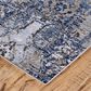 Feizy Gaspar 6"7" x 9"6" Light Blue and Sterling Area Rug, , large