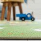 Safavieh Kids Playhouse 6"7" x 9" Dark Green and Light Grey Rug, , large