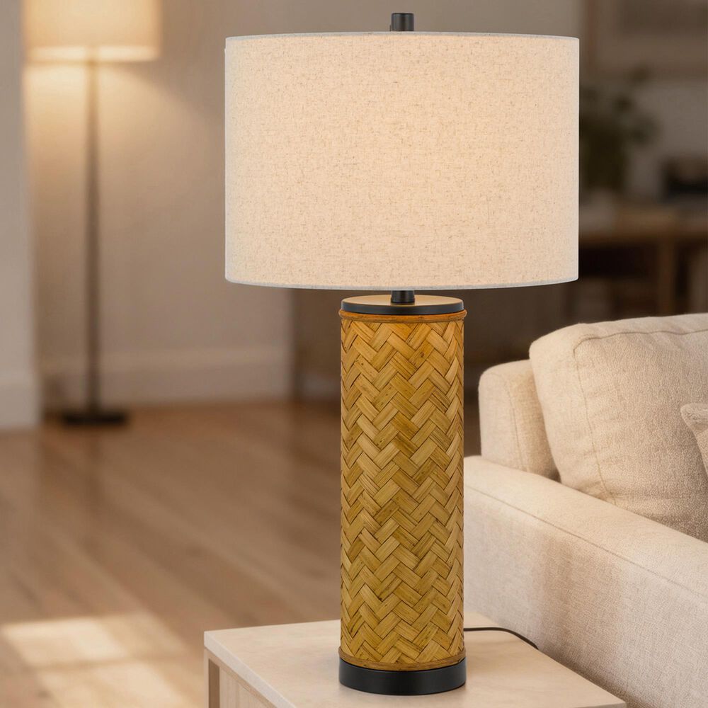 Cal Lighting Talino Table Lamp in Natural, , large