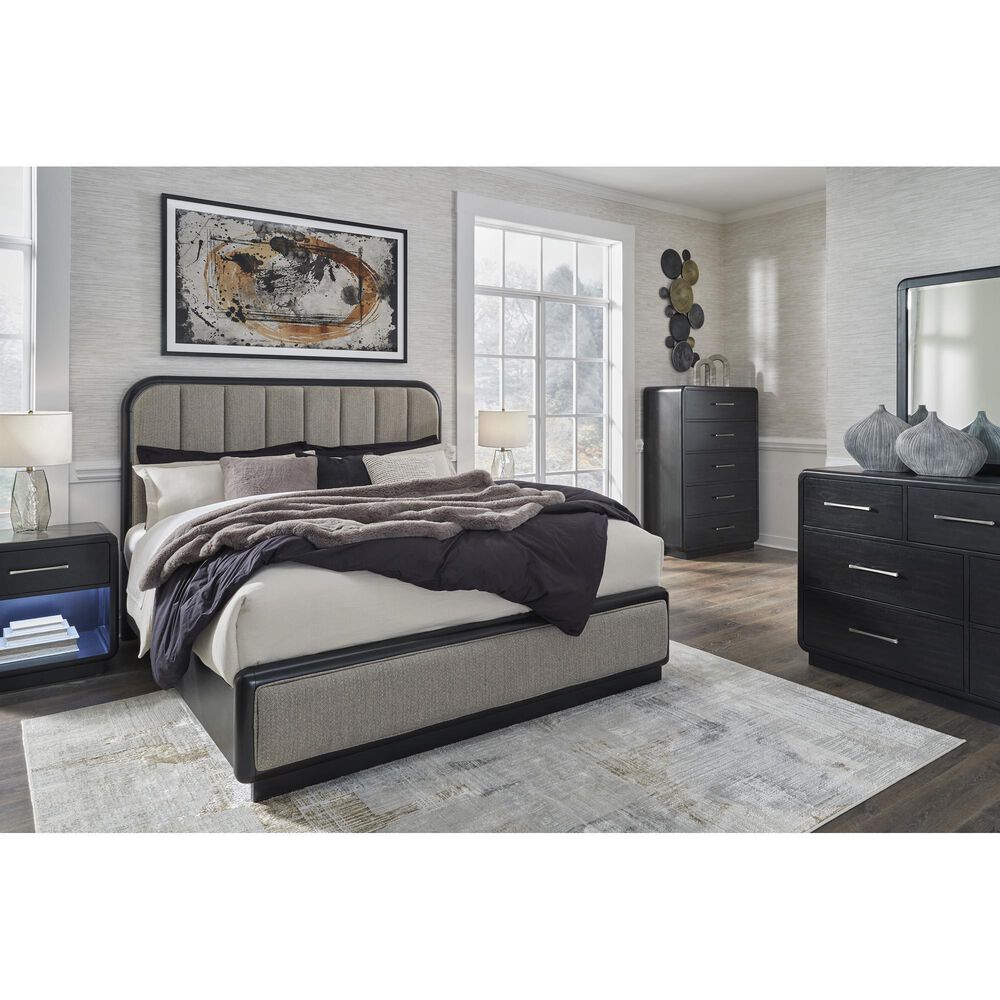 Millenium Rowanbeck 5-Drawer Chest in Black, , large