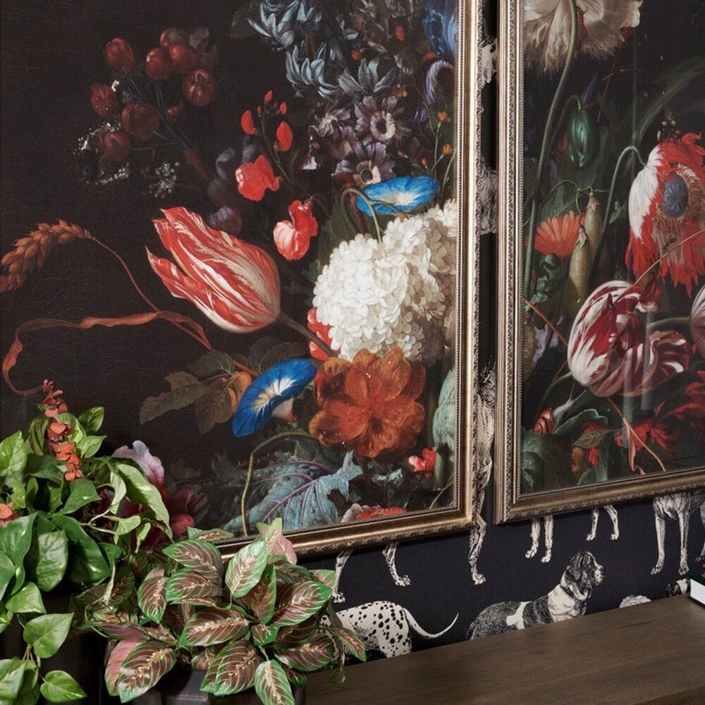 Slatehouse Gardens 36" x 44" Wall Art in Multi (Set of 2), , large