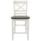 Waltham Asbury Park Counter Height Stool in White and Autumn, , large