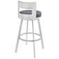 Blue River Flynn 30" Swivel Bar Stool in Silver, , large