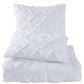 Jiangsu Royal Home 3-Piece Full/Queen Pintucked Comforter Set in White, , large