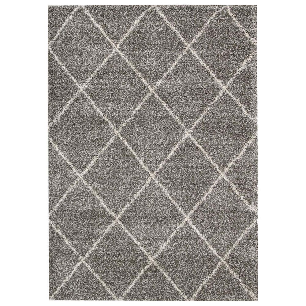 Nourison Brisbane BRI08 8"2" x 10" Stone Area Rug, , large