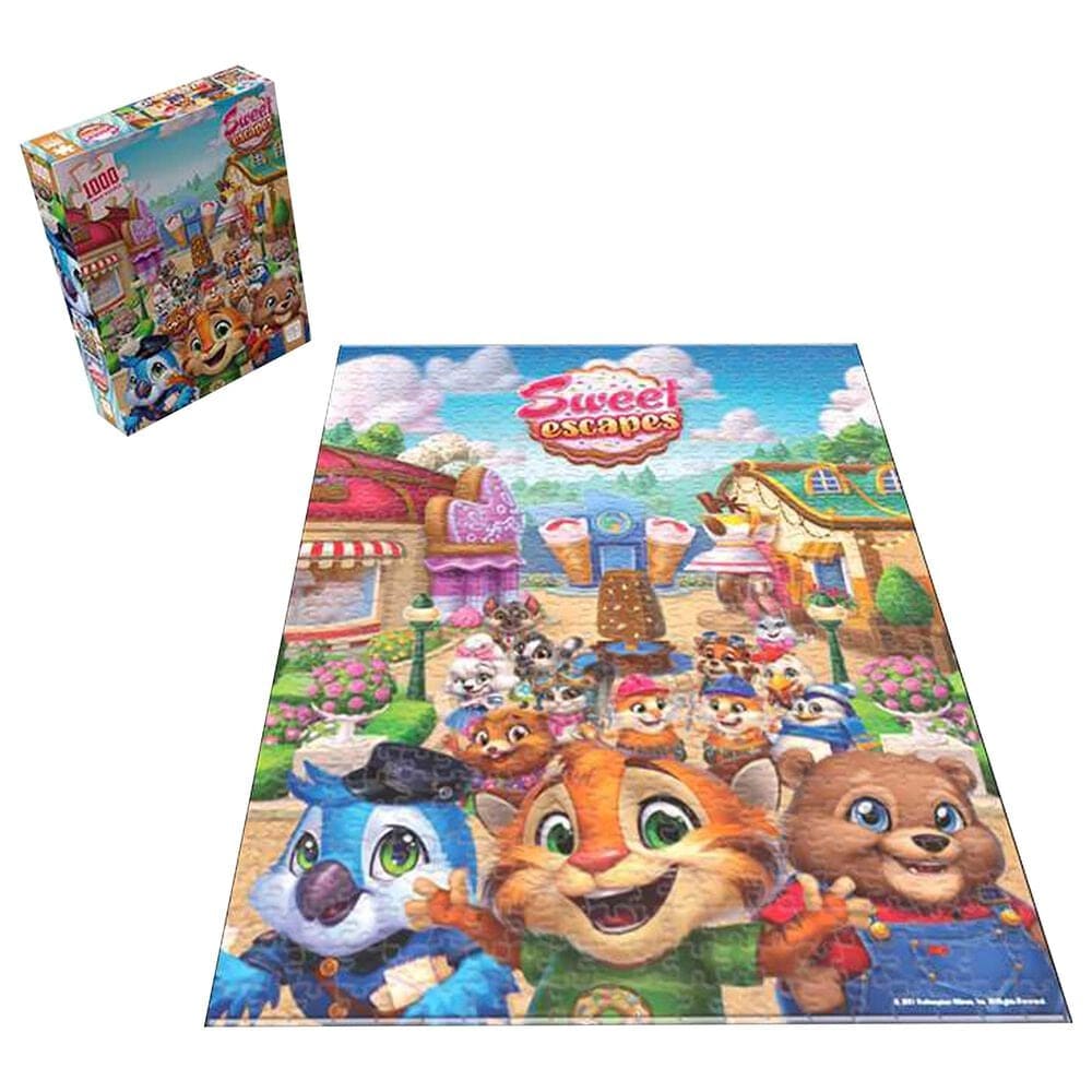USAopoly 1000-Piece Welcome to Sweet Escapes Puzzle, , large