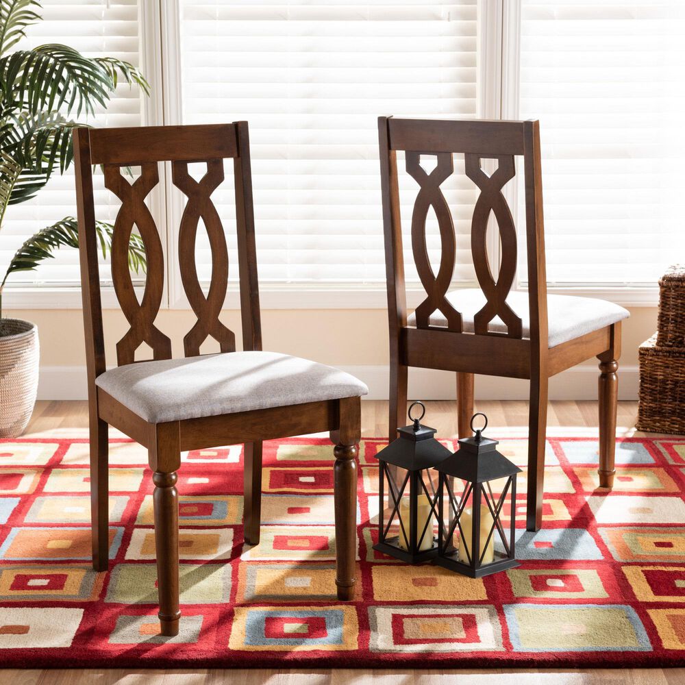 Baxton Studio Cherese Side Chair in Walnut Brown (Set of 2), , large