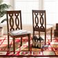 Baxton Studio Cherese Side Chair in Walnut Brown (Set of 2), , large