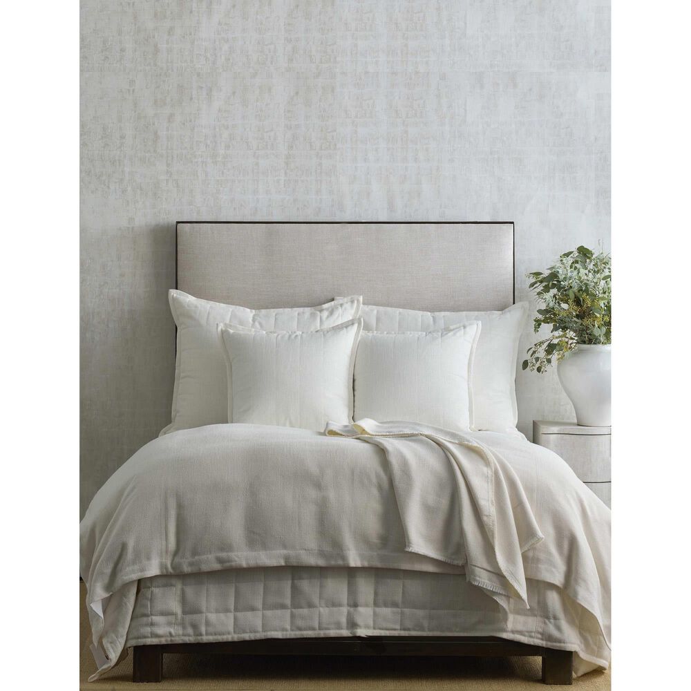 Ann Gish Macau Queen Quilted Coverlet in Bone, , large
