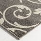 Central Oriental Terrace Tropic Macala 5" x 7"3" Stone and Snow Area Rug, , large