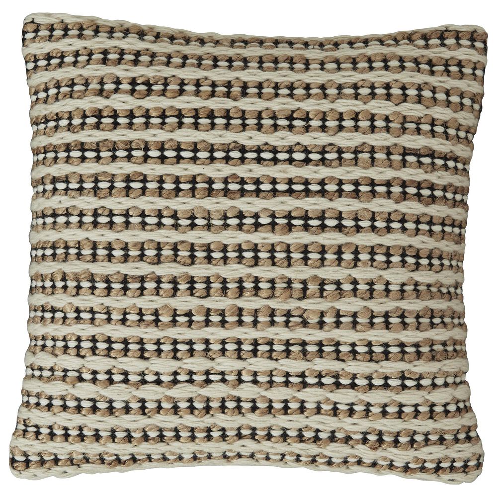 Ashley Nealington 20" x 20" Throw Pillow in Brown, Black and White, , large
