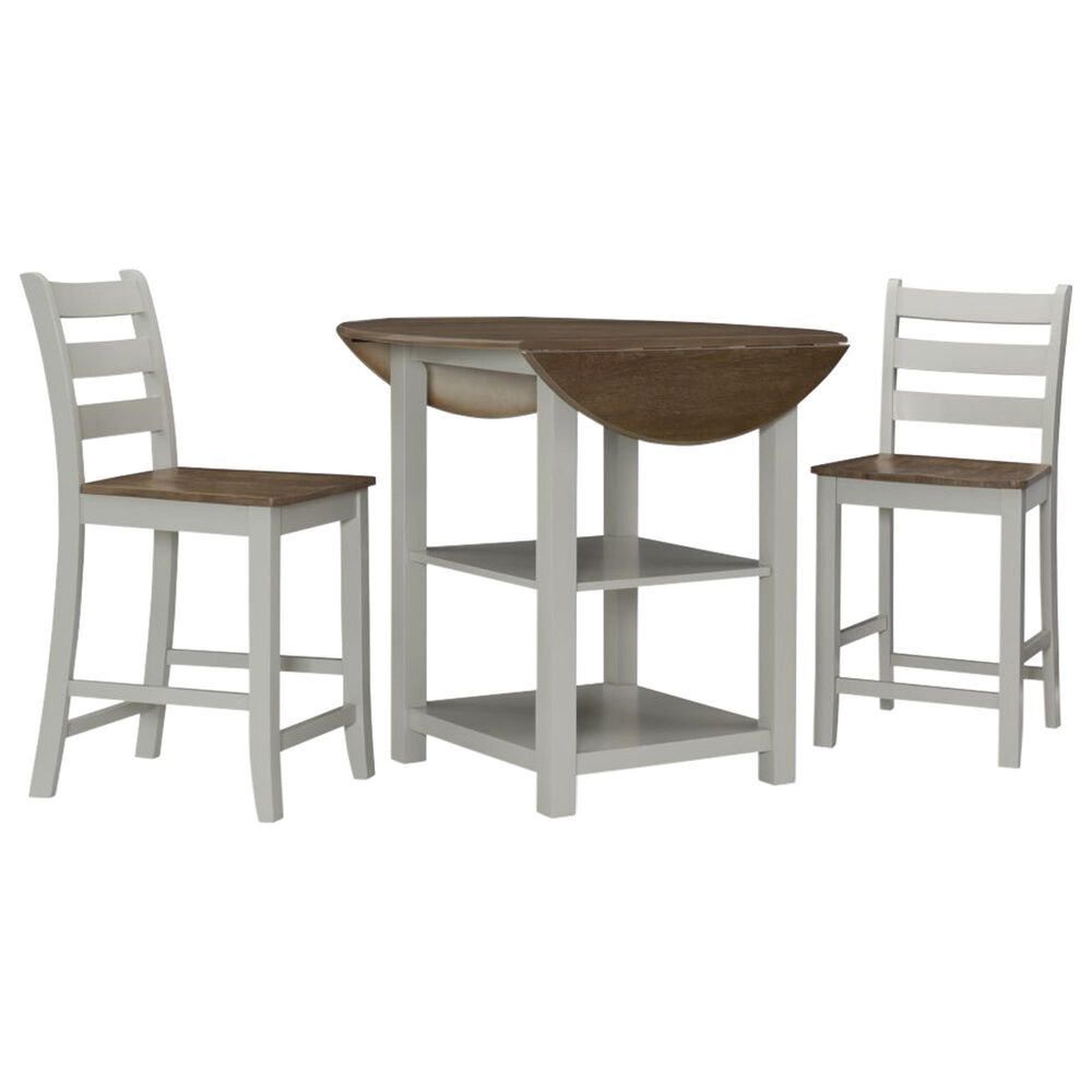Parkerville Furniture Line Vail 3-Piece Counter Height Dining Set, , large