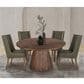 International Furniture Balam 5-Piece Round Dining Set in Stained Brown, , large