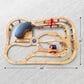 Melissa & Doug Deluxe Wooden Railway Train Play Set, , large