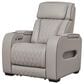 Ashley Boyington Leather Power Recliner in Gray, , large