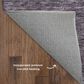 Dalyn Rug Company Soft Essentials Solid Plum 3" x 5" Indoor/Outdoor Area Rug, , large
