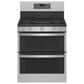 GE Profile 4pc Kitchen Package with Refrigerator, Range, Microwave, and Dishwasher in Stainless Steel, , large