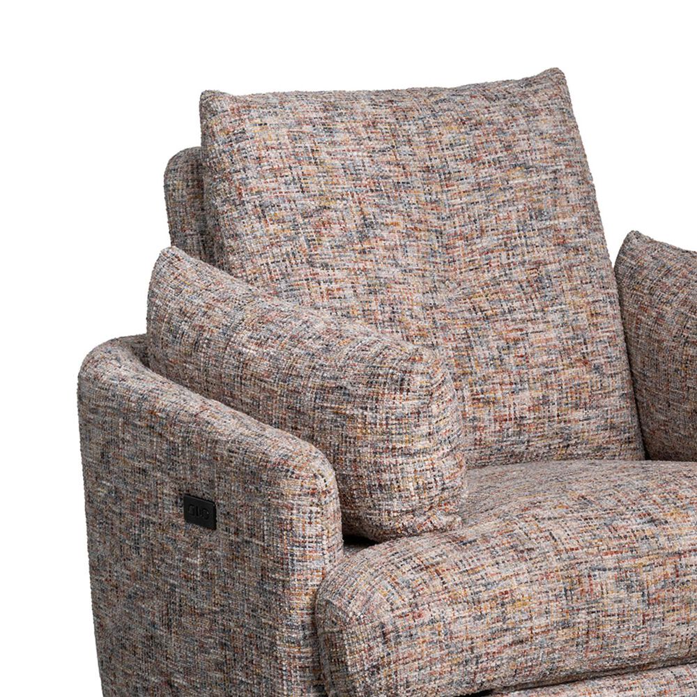 Eastern Shore Crowley Swivel Power Glider Recliner in Rainbow, , large