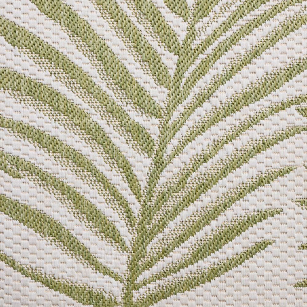 Loloi Easton Ivory and Green 5&#39;3&quot; x 7&#39;6&quot; Indoor/Outdoor Area Rug, , large