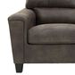 Signature Design by Ashley Navi Stationary Sofa in Smoke, , large