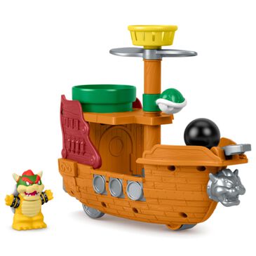 Fisher Price My Mario Bowser"s Airship Playset with Figure, , large