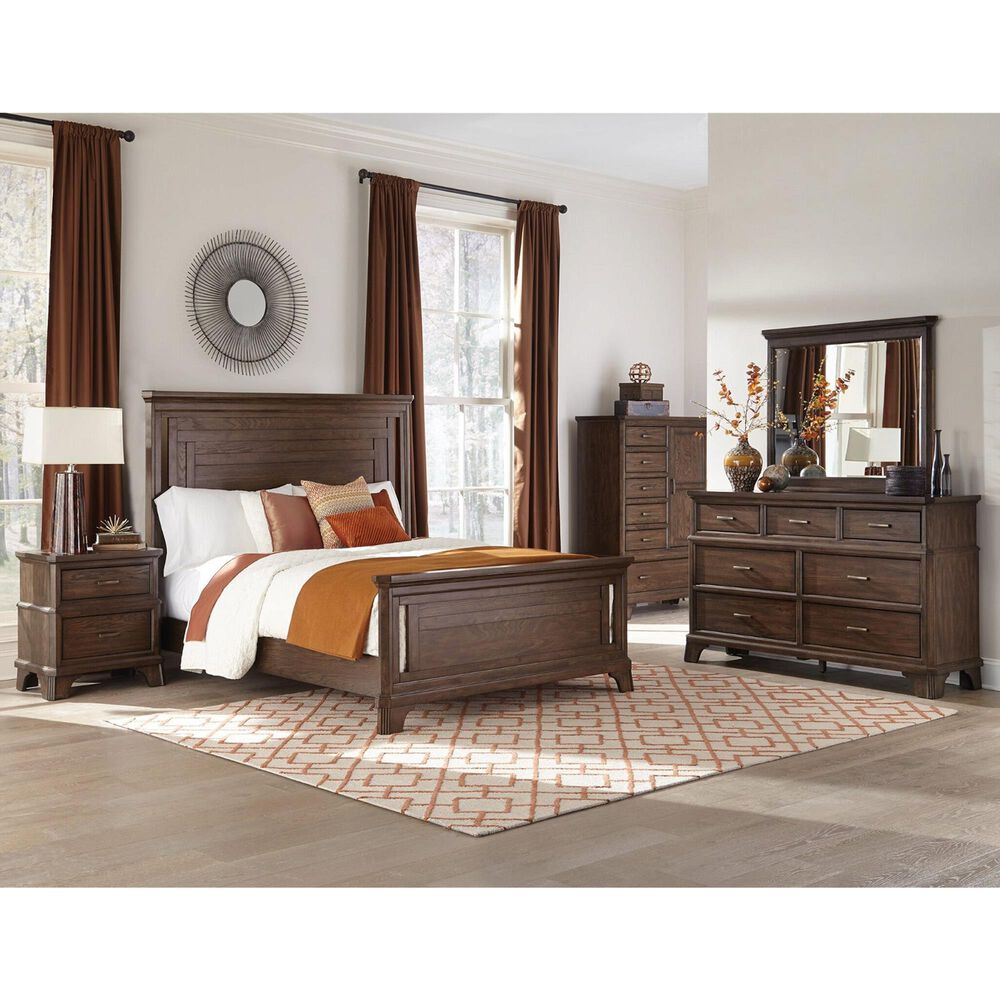 Hawthorne Furniture Telluride 7-Drawer Dresser in Vintage Oak, , large