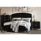 New Heritage Design Kailani King Upholstered Bed in Black, , large