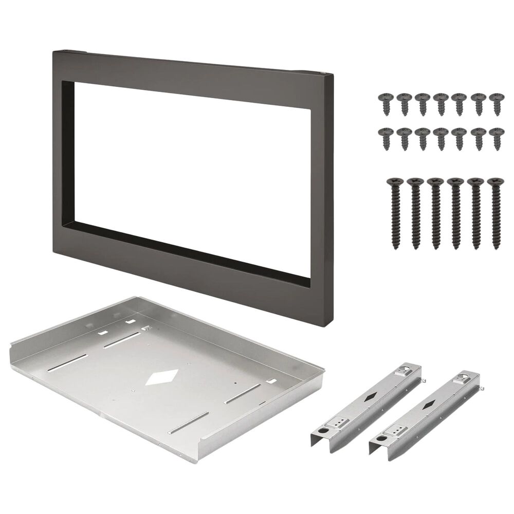 Frigidaire Gallery 27&#39;&#39; Gallery Microwave Trim Kit in Dark Stainless Steel, , large