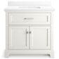 Kohler Charlemont 36" Single Bathroom Vanity in White with 3 cm White Quartz Top and Rectangular Sink, , large