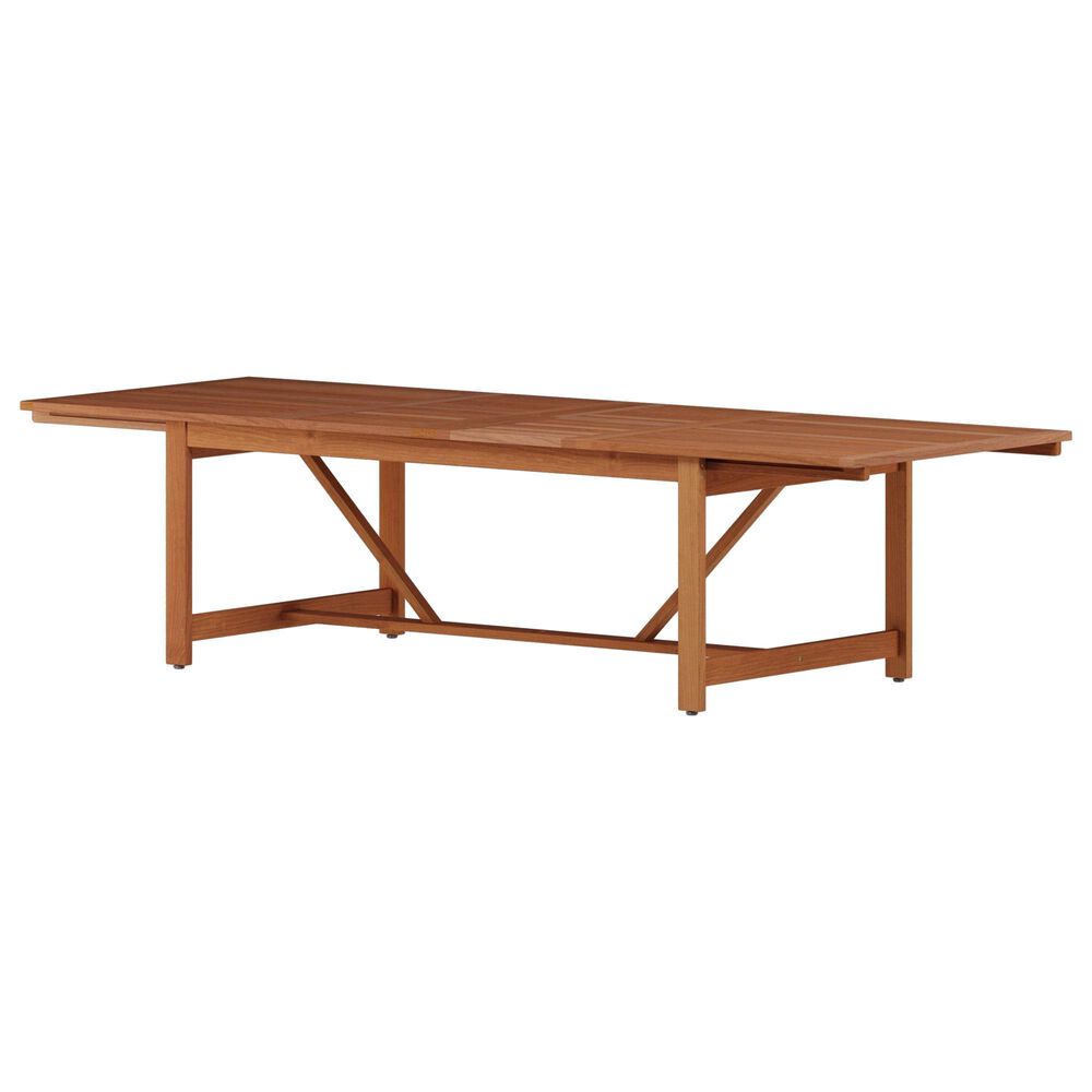 International Home Miami Torini 9-Piece Rectangular Extendable Patio Dining Set in Dark Brown, , large