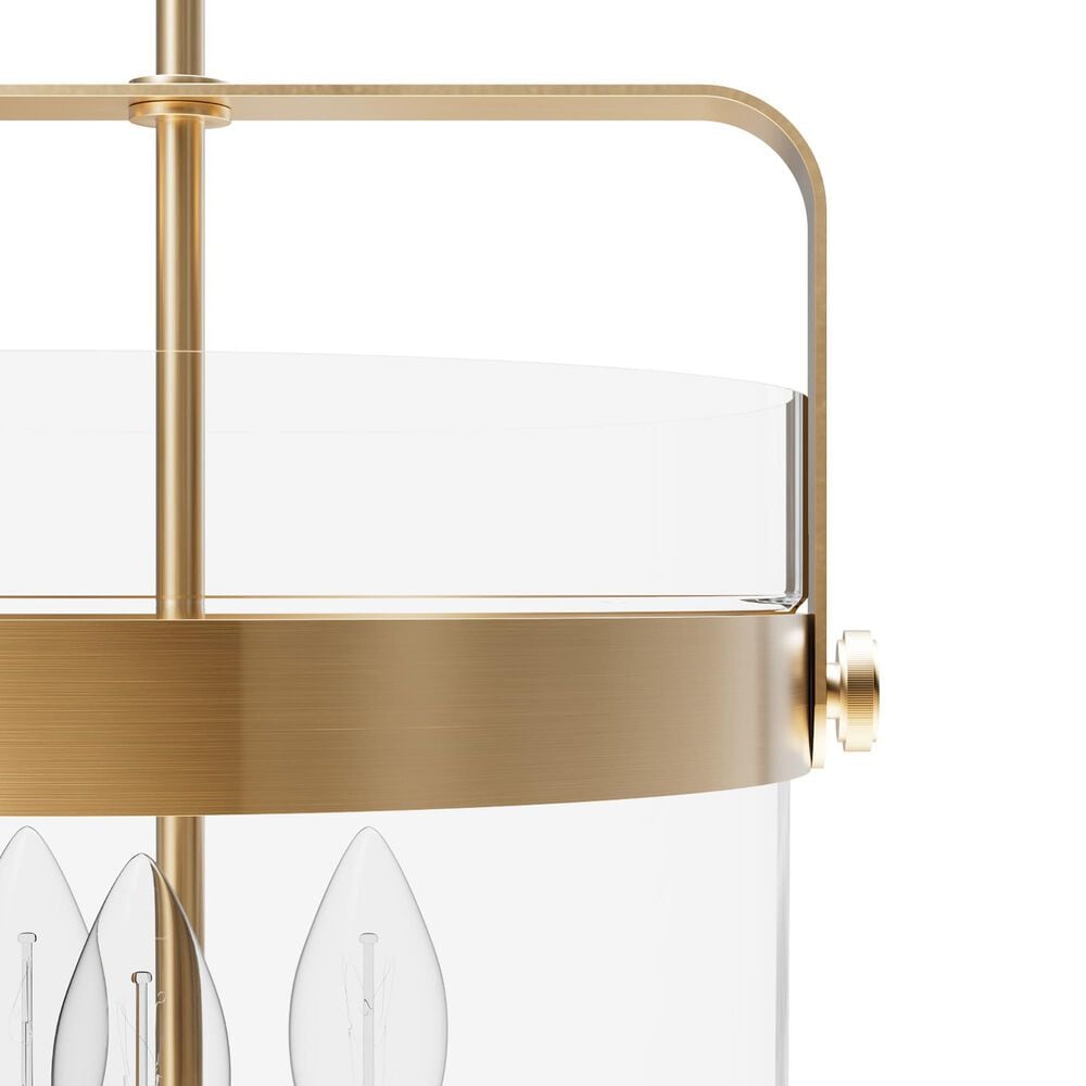 Hunter Karloff 13&quot; 3-Light Pendant in Alturas Gold, , large
