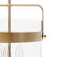 Hunter Karloff 13" 3-Light Pendant in Alturas Gold, , large