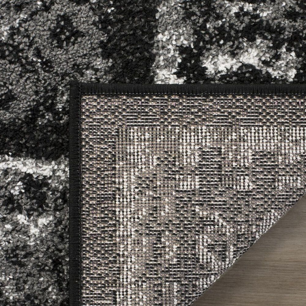 Safavieh Adirondack ADR110A-3 3&#39; x 5&#39; Black/Silver Area Rug, , large