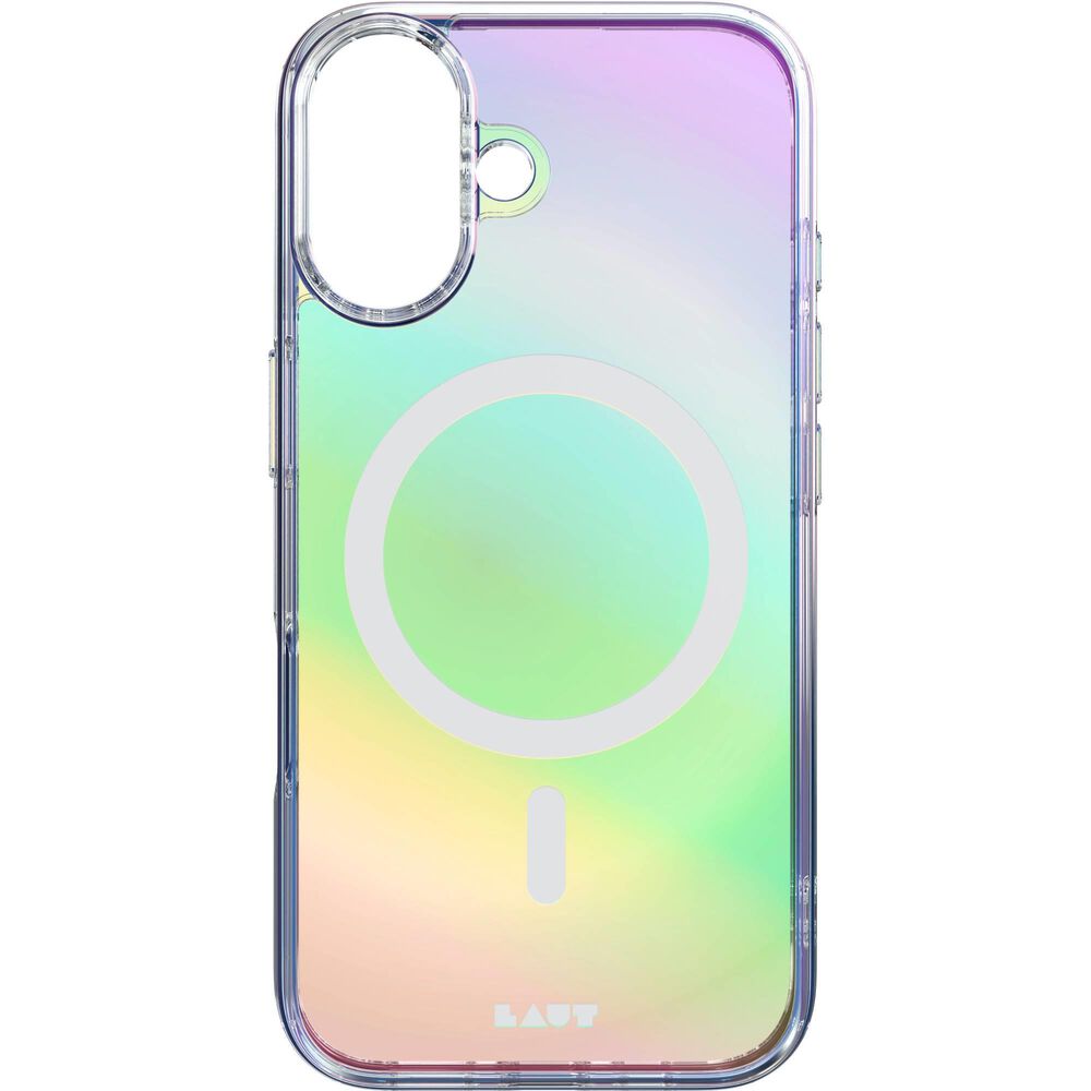 LAUT Magsafe Case HOLO for iPhone 16 Plus - Holo Pearl, , large