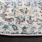 Safavieh Madison MAD603K 5" Round Turquoise and Ivory Area Rug, , large