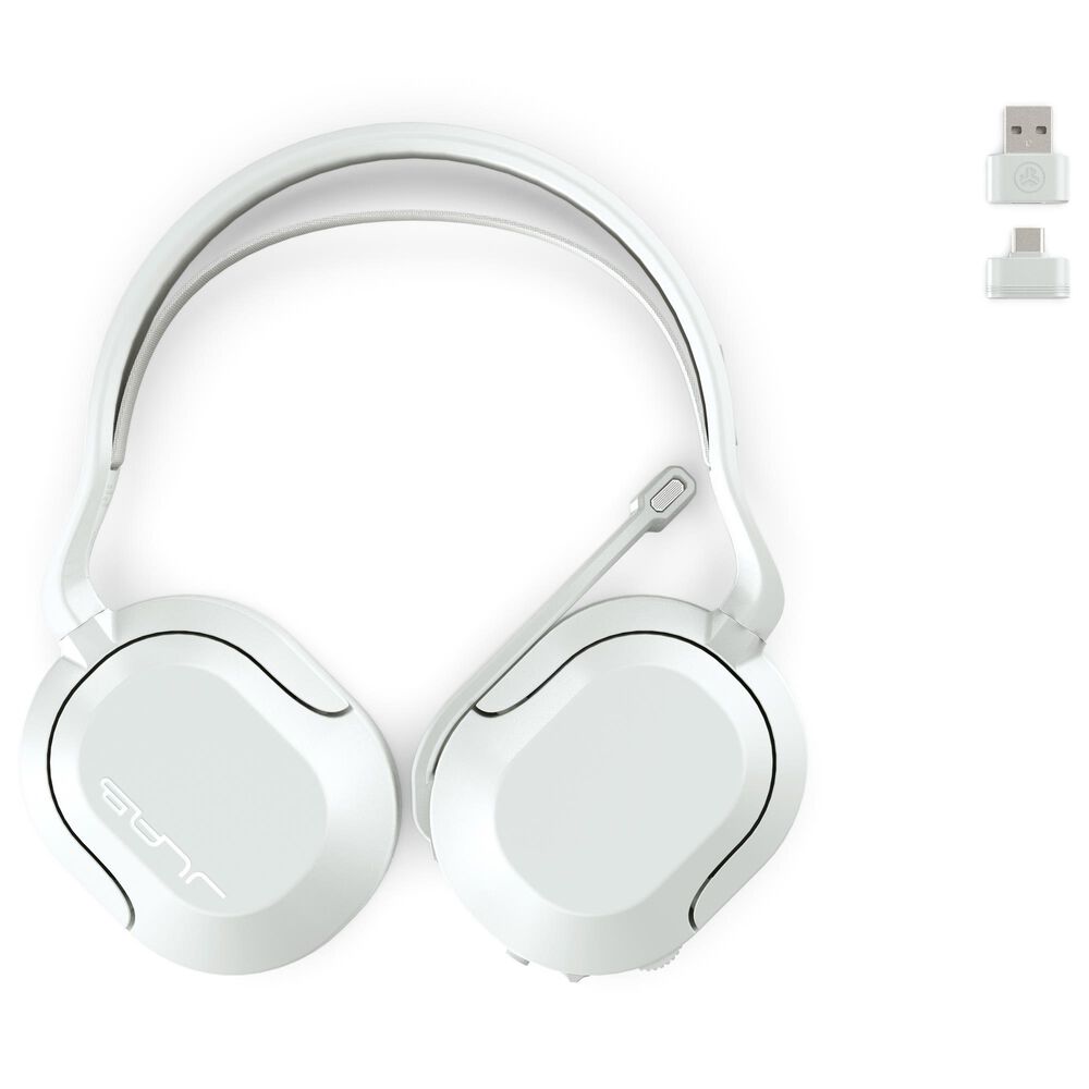 JLab Nightfall Wireless Gaming Headset in White, , large