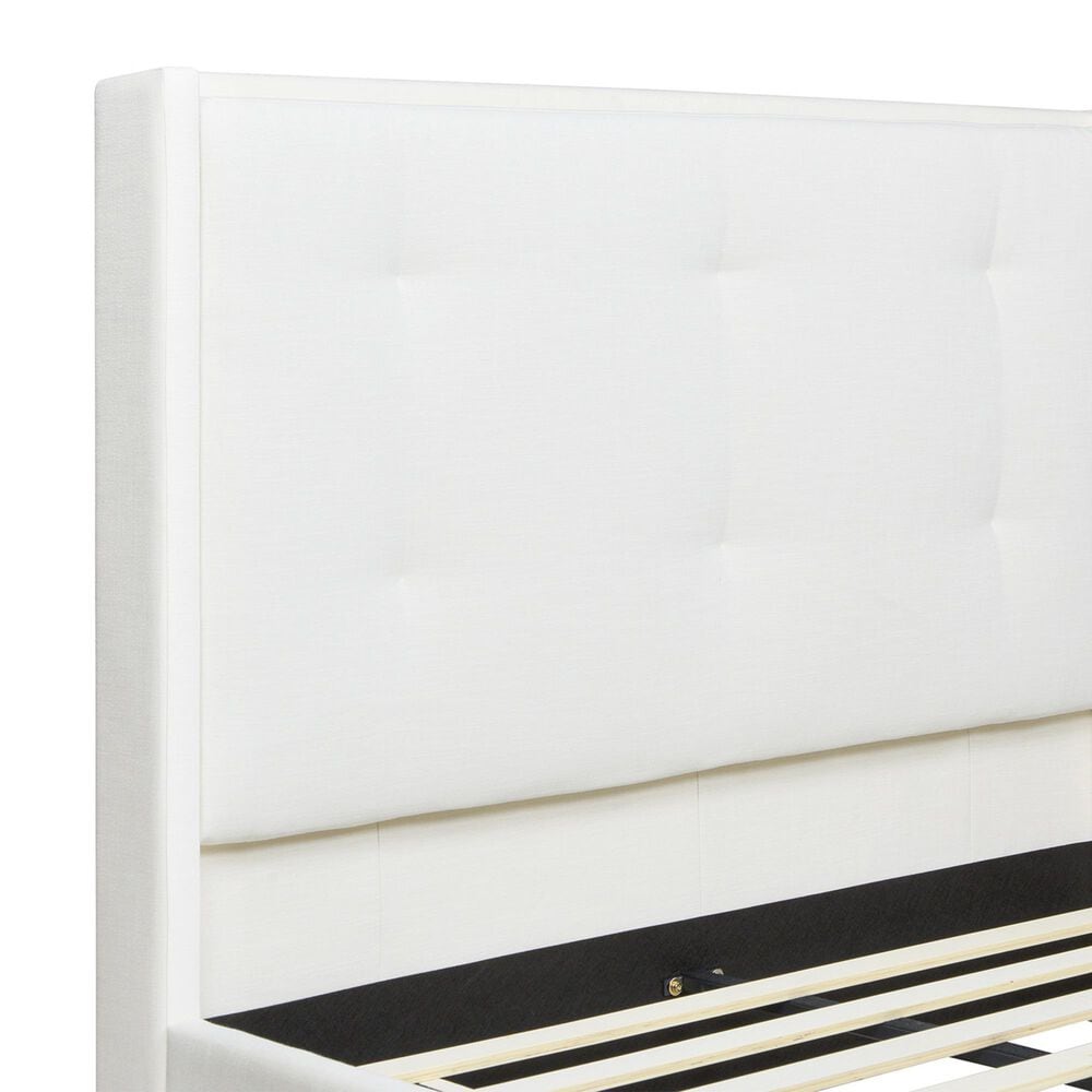 Jennifer Taylor Home Miramar Queen Platform Bed in Antique White, , large