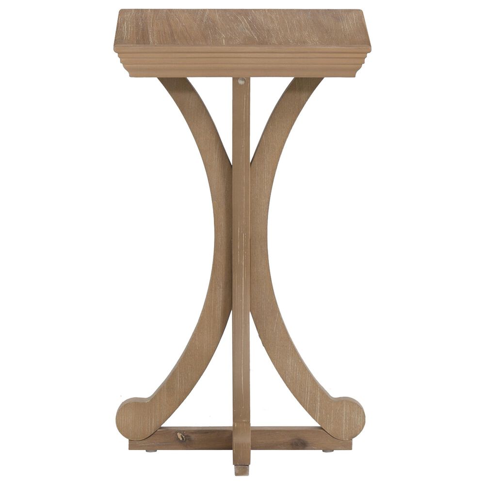 Linden Boulevard Dylan Sculptural Pedestal End Table in Natural, , large