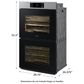Samsung Bespoke Bespoke 30" Double Wall Oven with AI Pro Cooking Camera in Stainless Steel, , large