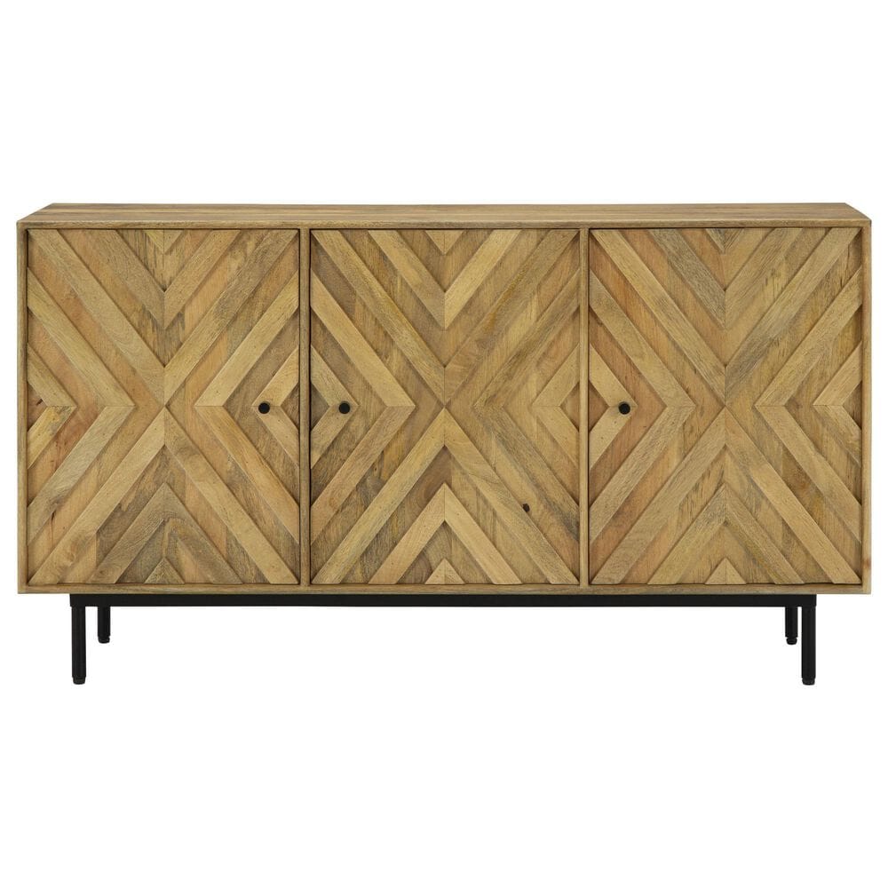 Ashley Cadewick Accent Cabinet in Natural and Black, , large