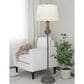 LumiSource Griffin Polyresin Floor Lamp in Grey, , large