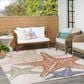 Nourison Aloha ALH28 7"10" x 10"6" Ivory and Multicolor Indoor/Outdoor Area Rug, , large