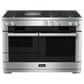 Miele 48" Freestanding Liquid Propane Dual Fuel Range with Broil-Griddle Cover in Stainless Steel and Black, , large