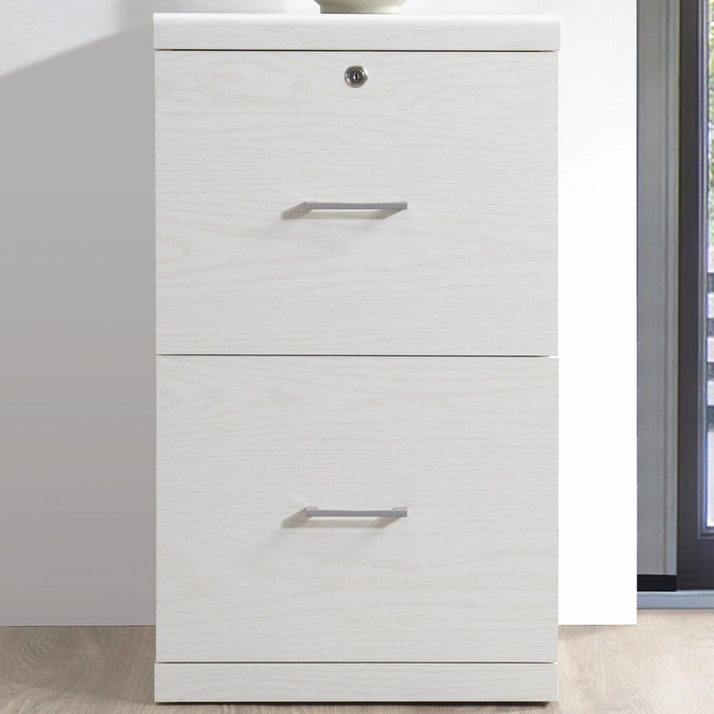 Valor Living Alpine 2-Drawer Vertical File Cabinet in White, , large
