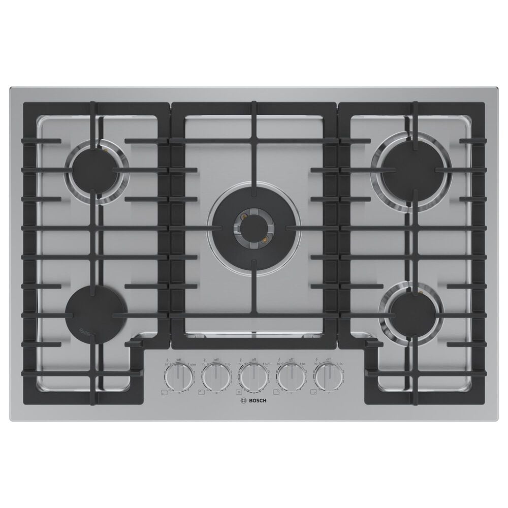 Bosch 2-Piece Kitchen Package with Benchmark 30&quot; Double Wall Oven 800 Series 30&quot; Gas Cooktop and in Stainless Steel, , large