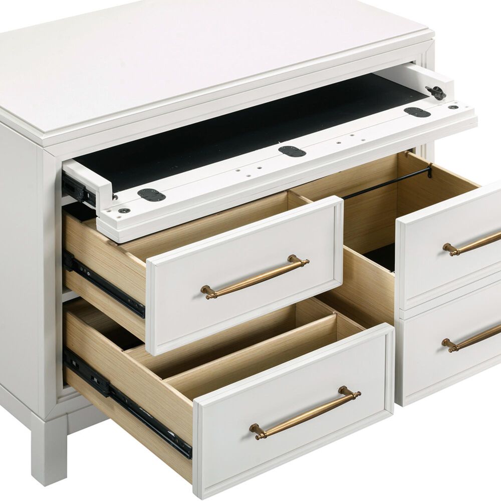 Riva Ridge Alexander Workstation Combo File in White, , large